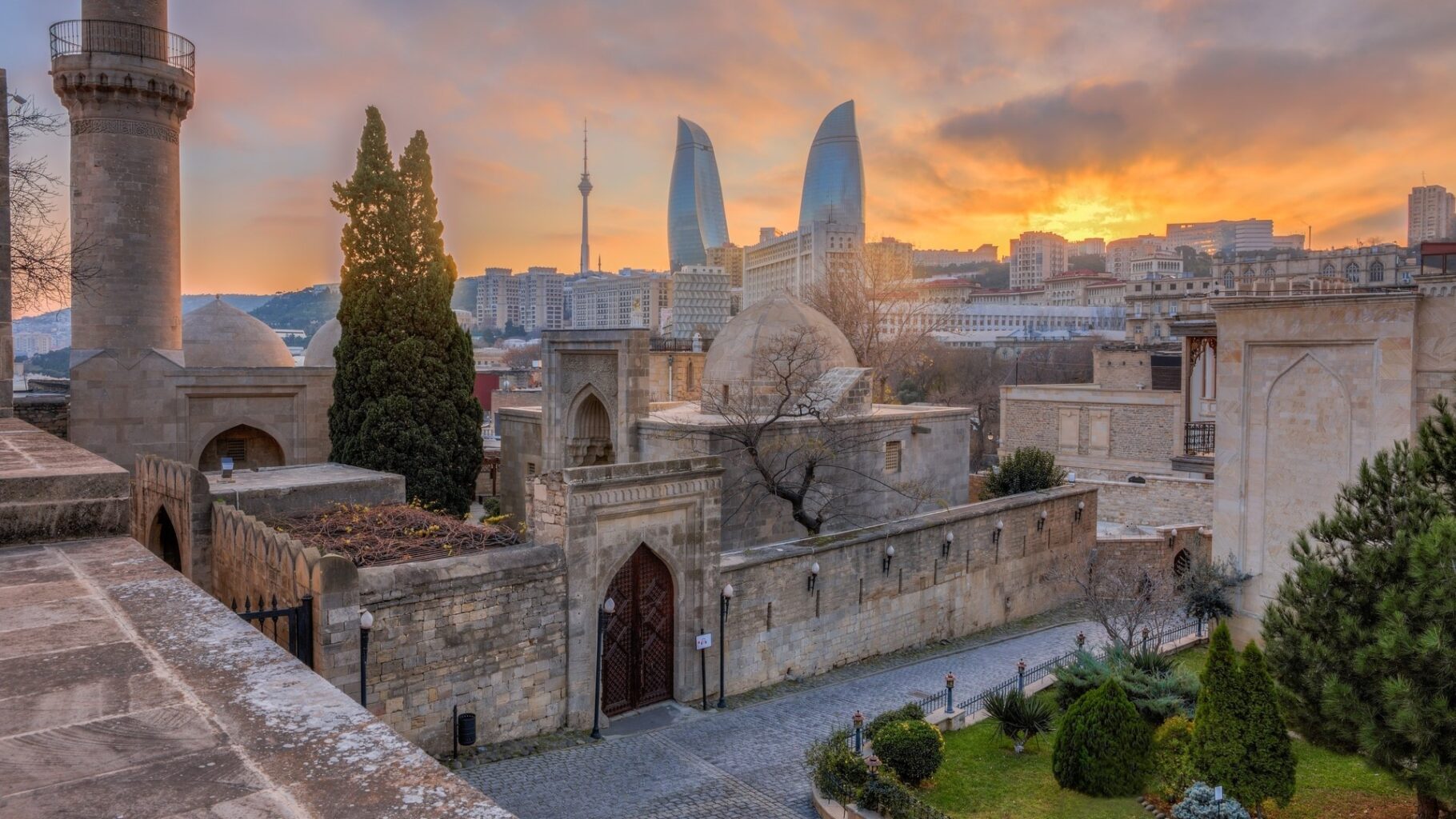 Icherisheher landmark in Baku