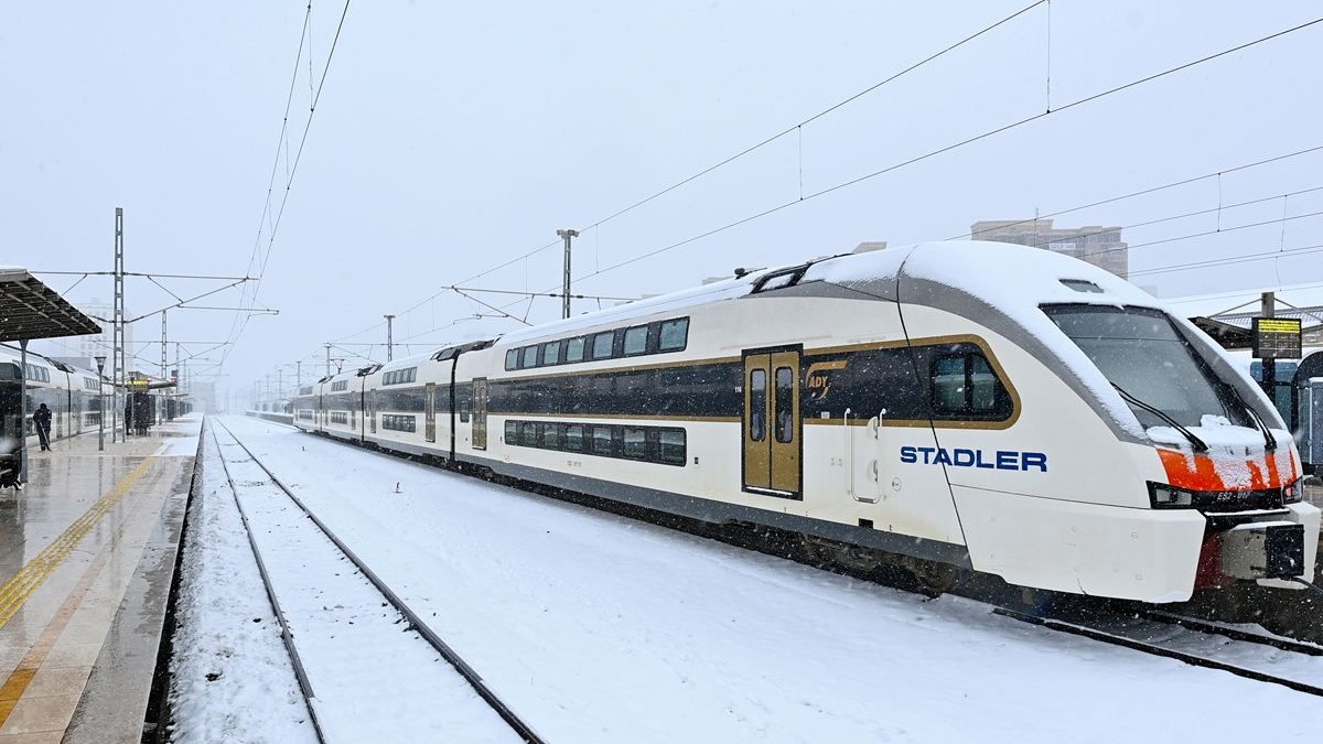 Railway station in Azerbaijan
