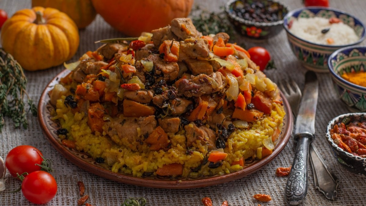 Azerbaijan meal plov