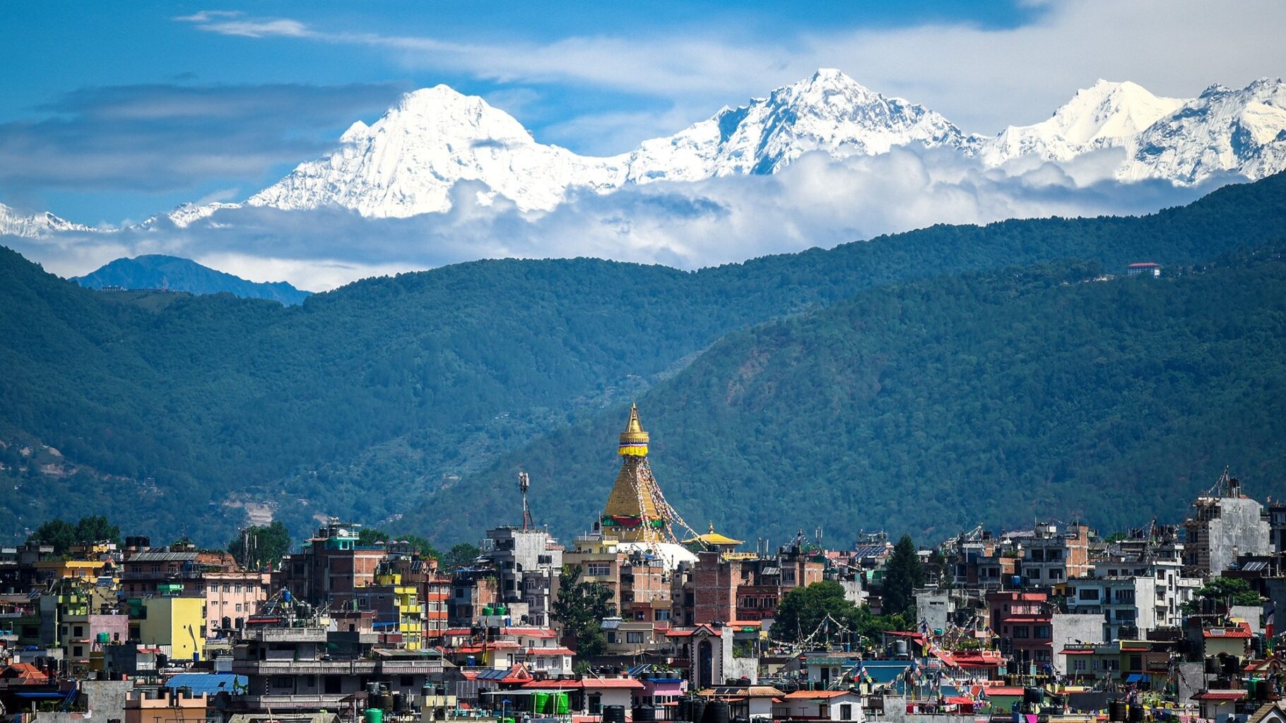 Kathmandu Nepal temple traditional architecture colorful city