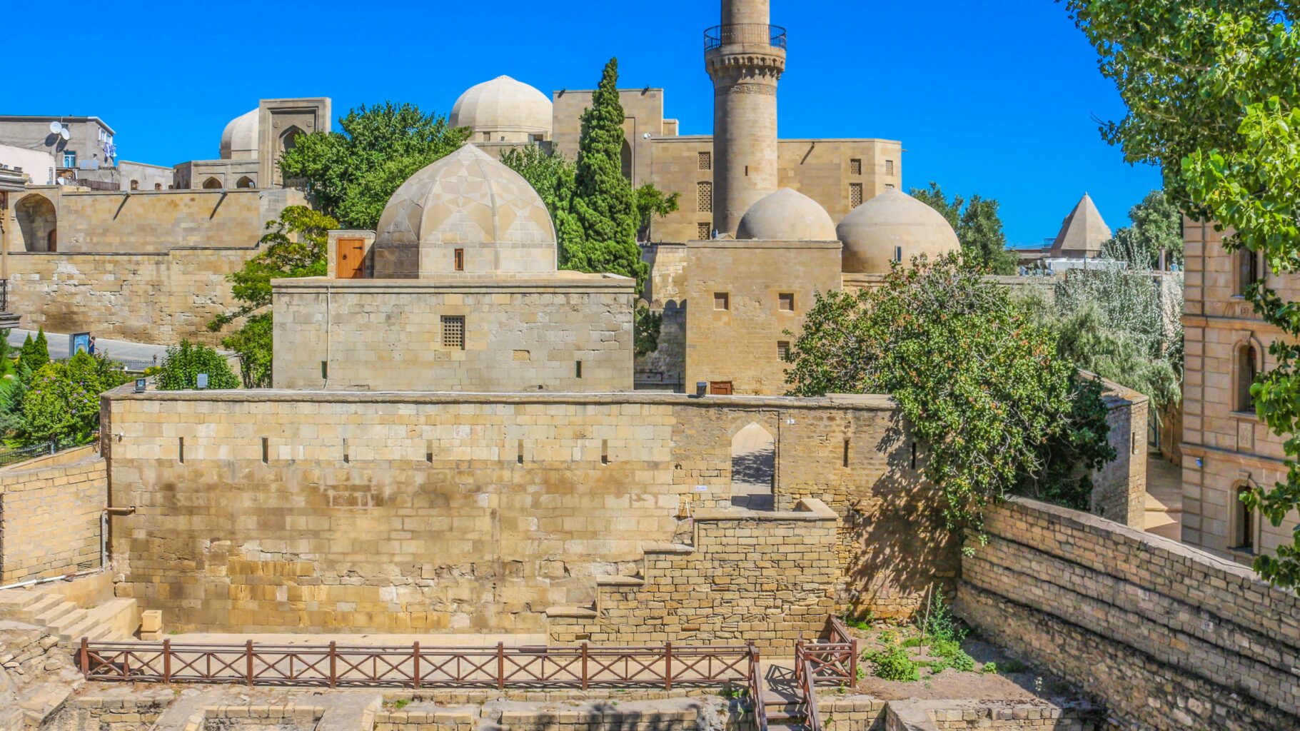 Palace of the Shirvanshahs UNESCO World Heritage 15th century complex with ornate carvings